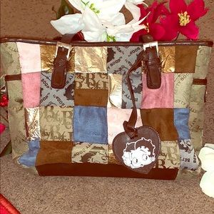 BETTY BOOP PATCHWORK PURSE